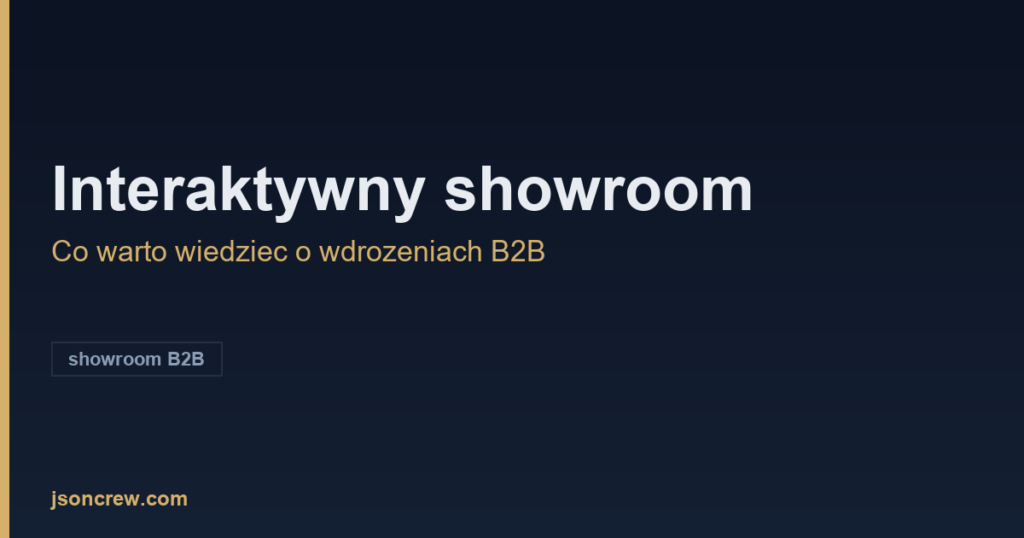 Interaktywny showroom – co warto wiedzieć? - grafika kluczowa artykulu